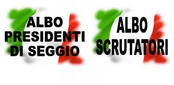 Aggiornamento Albo Presidente di seggio e Albo scrutatori 