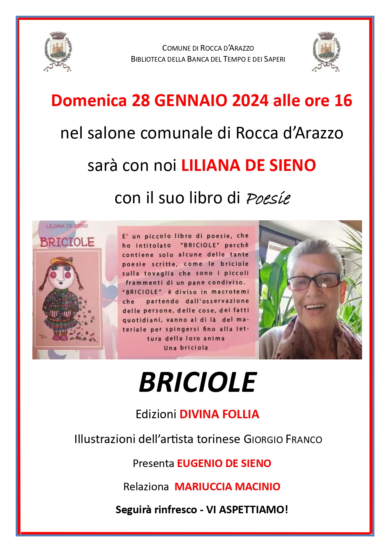 Presentazione raccolta di poesie "Briciole"