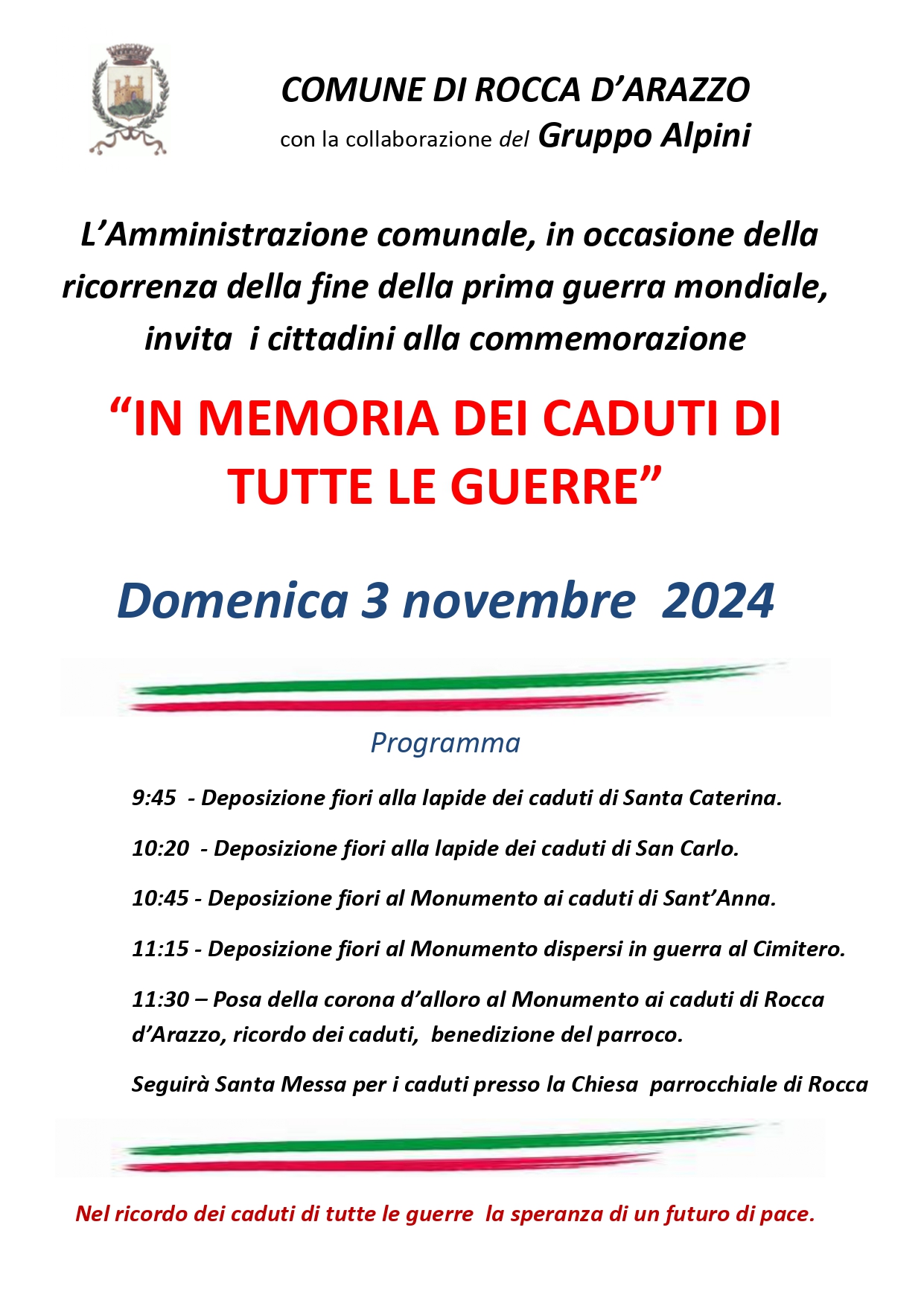 Commemorazione dei Caduti